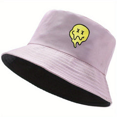 Printed Reversible Sunscreen Bucket Hat for Outdoor Activities
