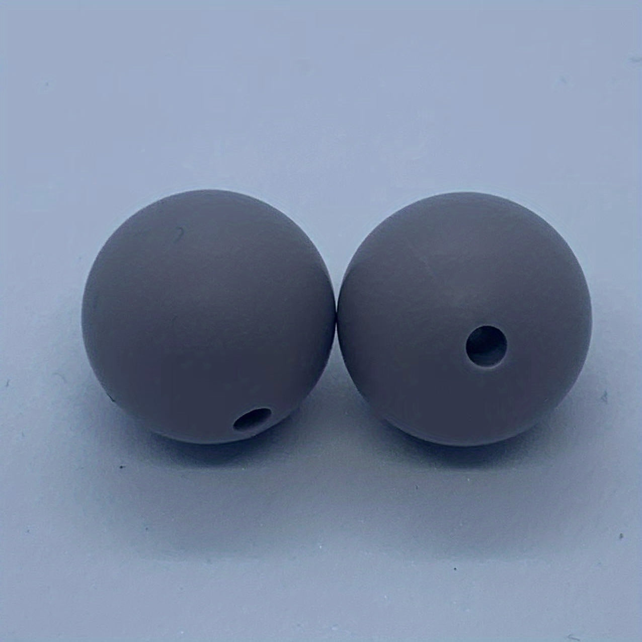 50pcs 15mm Mixed Silicone Plain Beads for Jewelry DIY