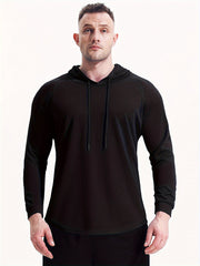 Men's Loose Sports Hoodie Fast Dry Hooded Sweater