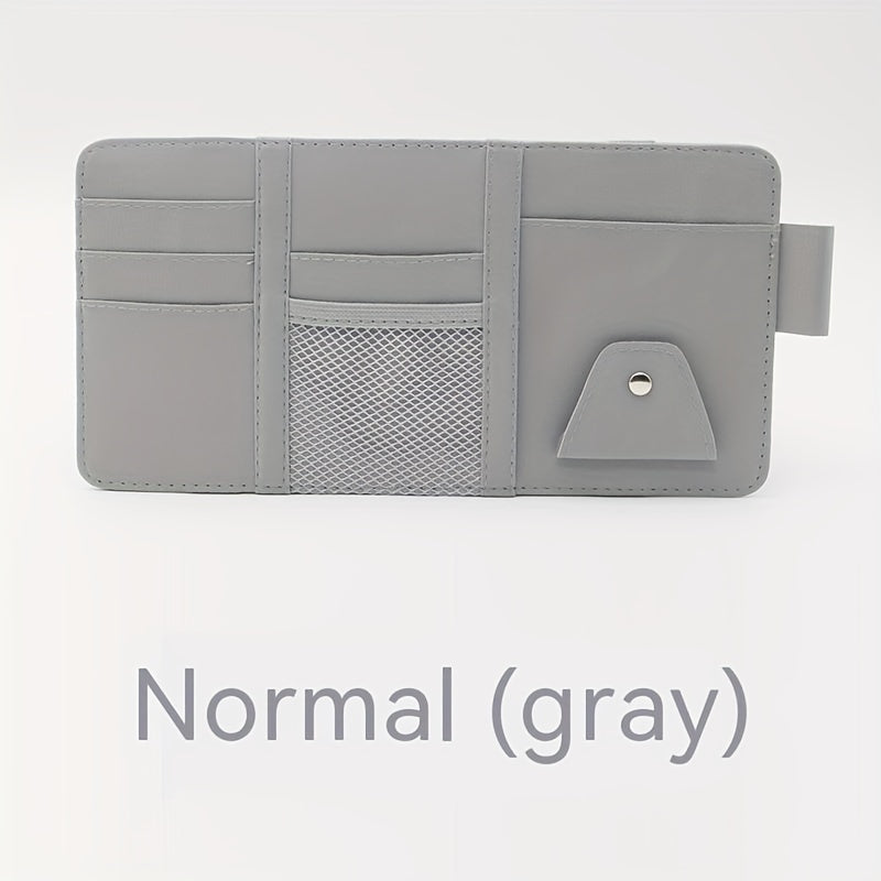 Car Sun Visor Document Organizer Holder with Pocket