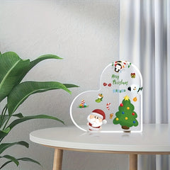 Christmas Acrylic Love Decoration - Party Wedding Room Decor