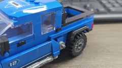 Racing Truck Building Set 336pcs ABS 4x4 Wheels Detailed Ideal Kids 6 Adults