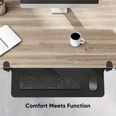 Adjustable Under Desk Keyboard Tray
