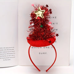 Christmas Tree Hair Hoop Christmas Party Decorations Year Prom Headwear