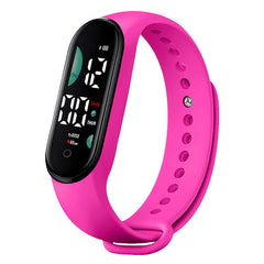 Waterproof Digital Sports Watch LED Display Electronic Watch