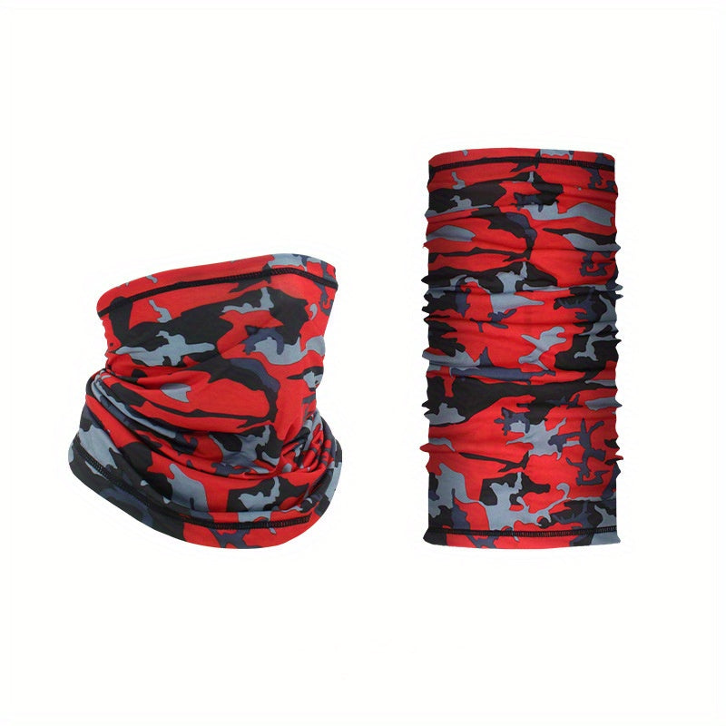 UV Protection Sunscreen Neck Cover Face Mask Camouflage Magic Bandana