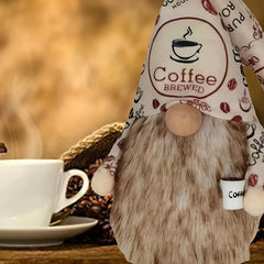 Coffee Doll Plush Gnome Faceless Puppet Ornaments