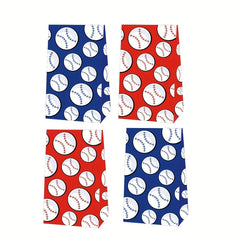 Baseball Pattern Decorations Party Goody Bags
