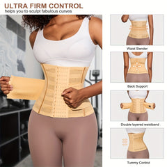 Waist Trainer Body Shaper Belt Tummy Control Wrap Slimming Shapewear