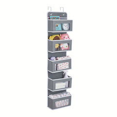 5 Layer Hanging Over the Door Clothes Storage Bag Non Woven Organizer