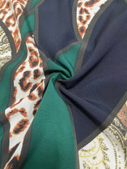Casual All Over Print Pleated Skirt for Spring & Summer