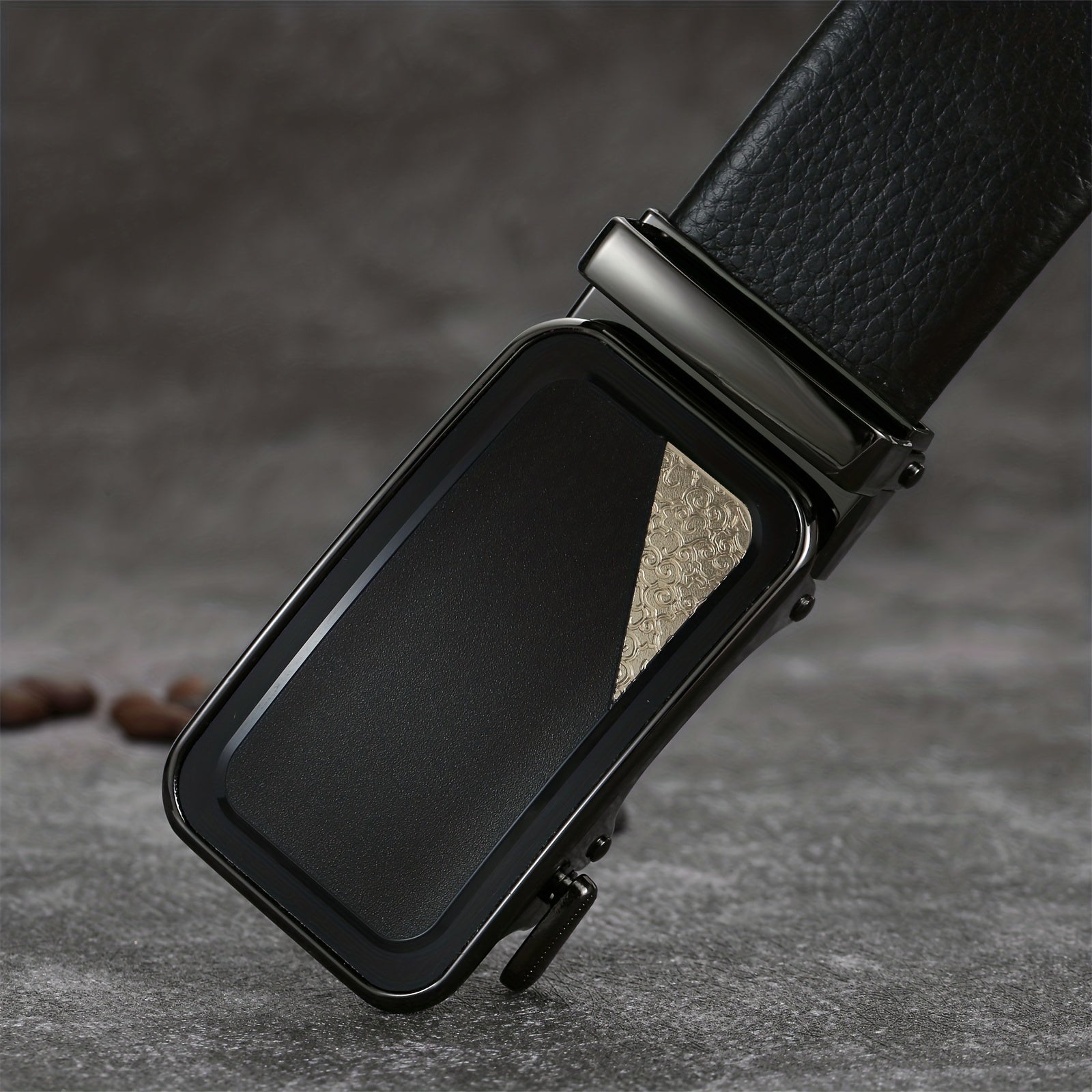 Men's PU Leather Belt with Versatile Design