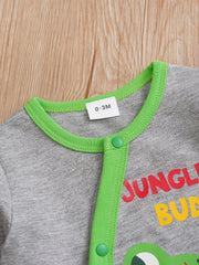 Chameleon Pattern Romper Creeper Baby Jumpsuit