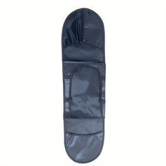 Skateboard Backpack with Adjustable Straps and Mesh Pocket