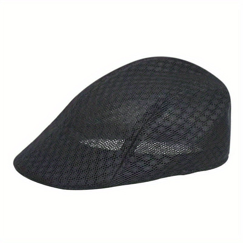 Men's Mesh Beret Hat Summer Breathable Hat