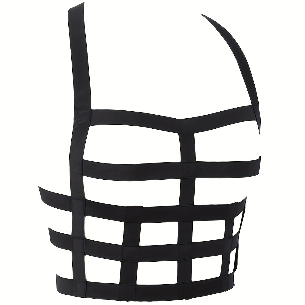 Gothic Chest Harness Belt Elastic Body Suspenders