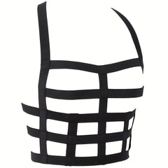 Gothic Chest Harness Belt Elastic Body Suspenders