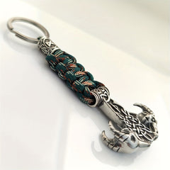 Viking Stainless Steel Double Sheep Head Hammer Pendant