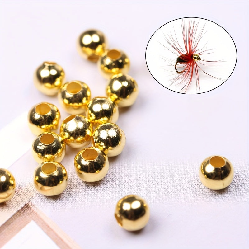100pcs 3 2mm 4mm Round Beads Fly Tying Material