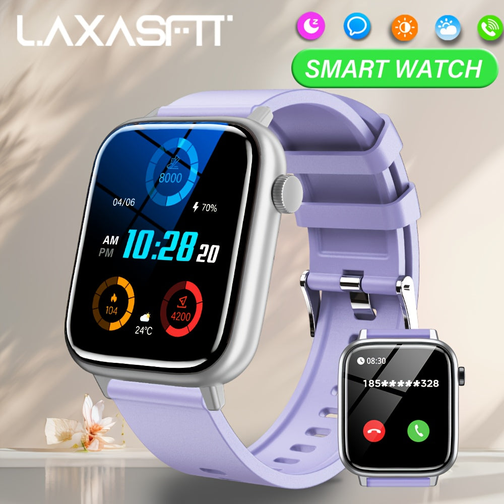 LAXASFIT SmartWatch Wireless Call Make Answer Reject Call Watch Men Women IP68
