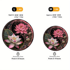 Lotus Flower Puzzles Set - Brain Teaser Wooden Puzzles