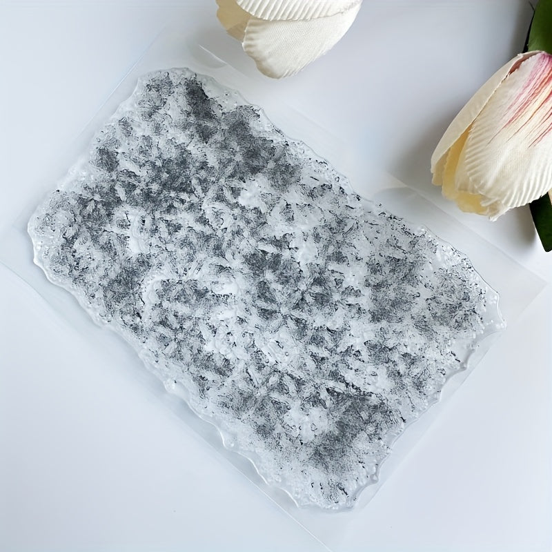 Flower Background Clear Silicone Stamp for Card Making DIY Scrapbooking