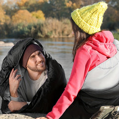 Portable Waterproof Sleeping Bag with Pillow & Accessories