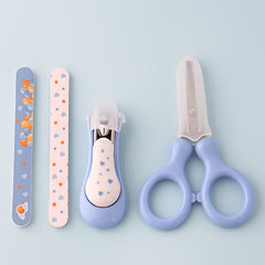 4 Piece Baby Nail Clipper Set for Boys & Girls Pink