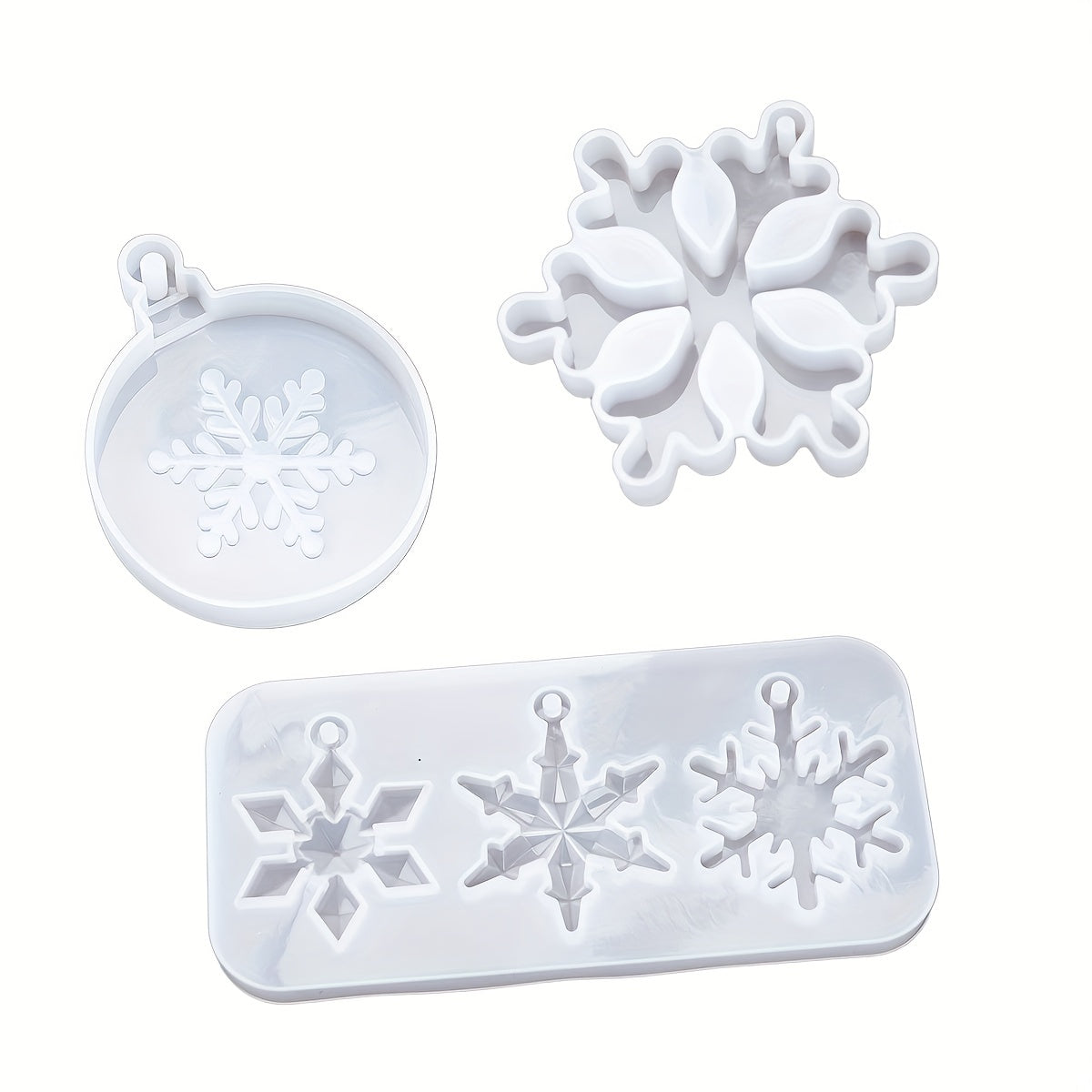 Christmas Snowflake Silicone Mold for DIY Pendant