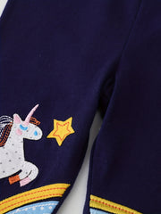 Toddler Girls' Unicorn Rainbow Stretch Leggings