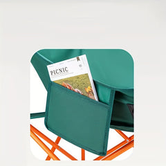 High Back Folding Camping Chair Lightweight & Sturdy Steel Portable Chair