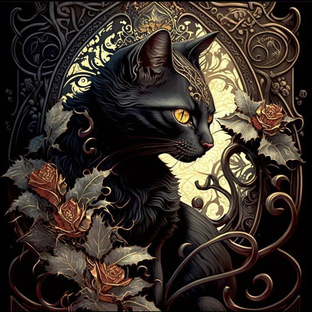 30x30cm Cat Diamond Painting Set - DIY Full Diamond Art Embroidery
