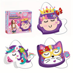 Fabric Felt Bag DIY Craft Kit Parent Child Sewing Toy Girl's Crossbody Bag