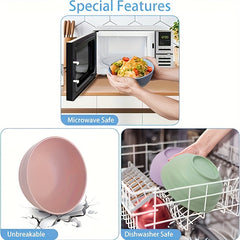 4pcs Noodles & Salad Bowls for Home & Restaurant