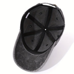 Soft Top Baseball Cap with Letter Embroidery for Outdoor Sport