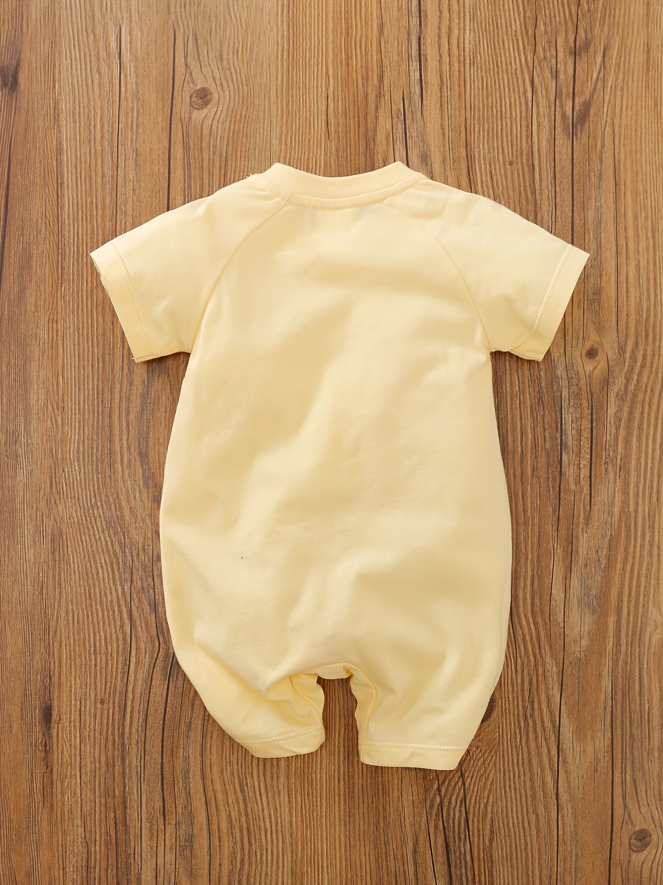 Baby Boys Dog Print Short Sleeve Romper