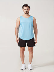 Men's Quick Dry Tank Top Stretch Sleeveless Shirt for Workout Fitness