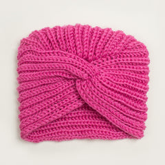 Baby Kids Solid Knitted Hat Warm Wool Hat Boys And Girls Ear Protection Hat