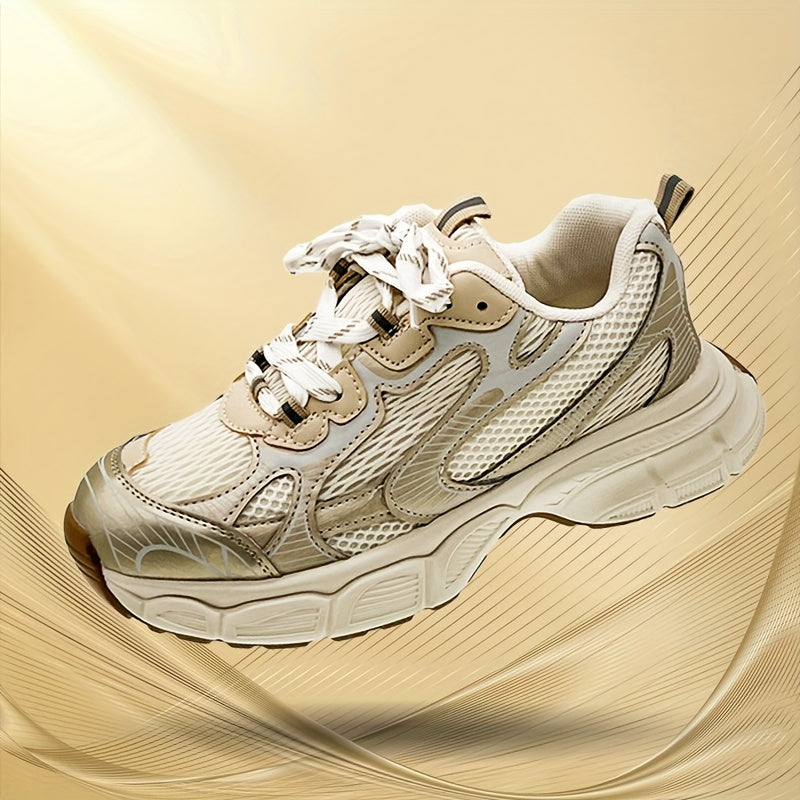 Women's Chunky Dad Shoes Lace-up Non-slip Lightweight Sneakers