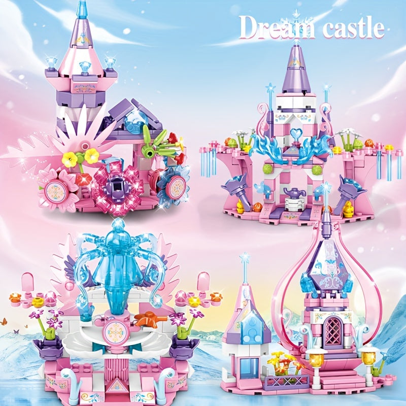 Dream Flower Castle Building Blocks for Girls