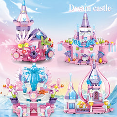 Dream Flower Castle Building Blocks for Girls