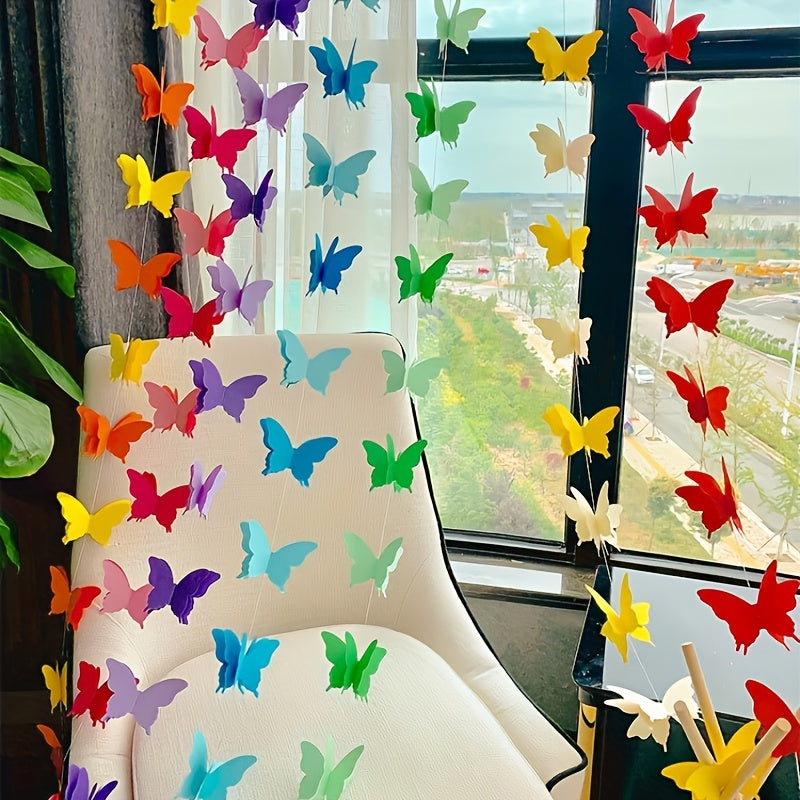 18pcs Butterfly Paper Birthday Party Decoration Set