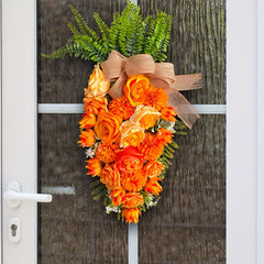 Carrot Flowers Upside Down Tree Spring Decoration