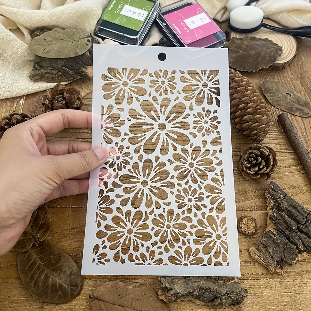 Little Flower Stencils Shoe Graffiti DIY Art Stencils 20 3cmX12