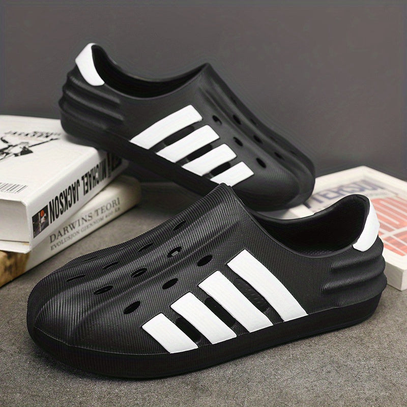 Men's Lightweight Comfy Clogs Hollow Out Non Slip Garden Shoes