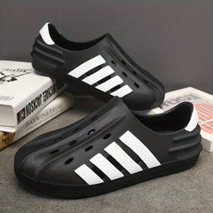Men's Lightweight Comfy Clogs Hollow Out Non Slip Garden Shoes