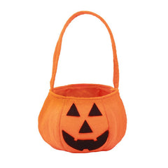 Hand held Pumpkin Bags Candy Bags Happy Face Three dimensional Pumpkin Bags
