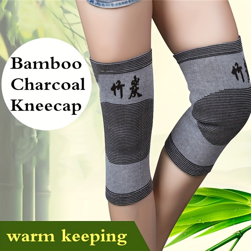 Bamboo Charcoal Yarn Knee Pads 45-75kg Warm Climbing Running Sports