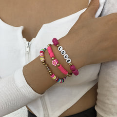 3pcs Boho Ethnic Wristband Bracelet Sports Bracelet