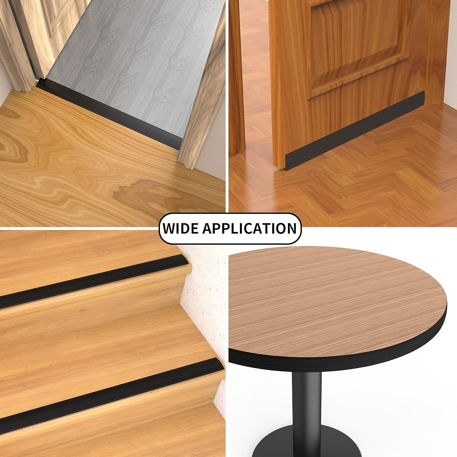3.05m Floor Transition Strip Self Adhesive Laminate Vin